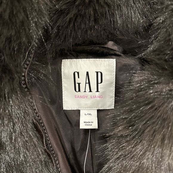 Sandy Liang Dark Brown Teddy Jacket - Picture 4 of 5